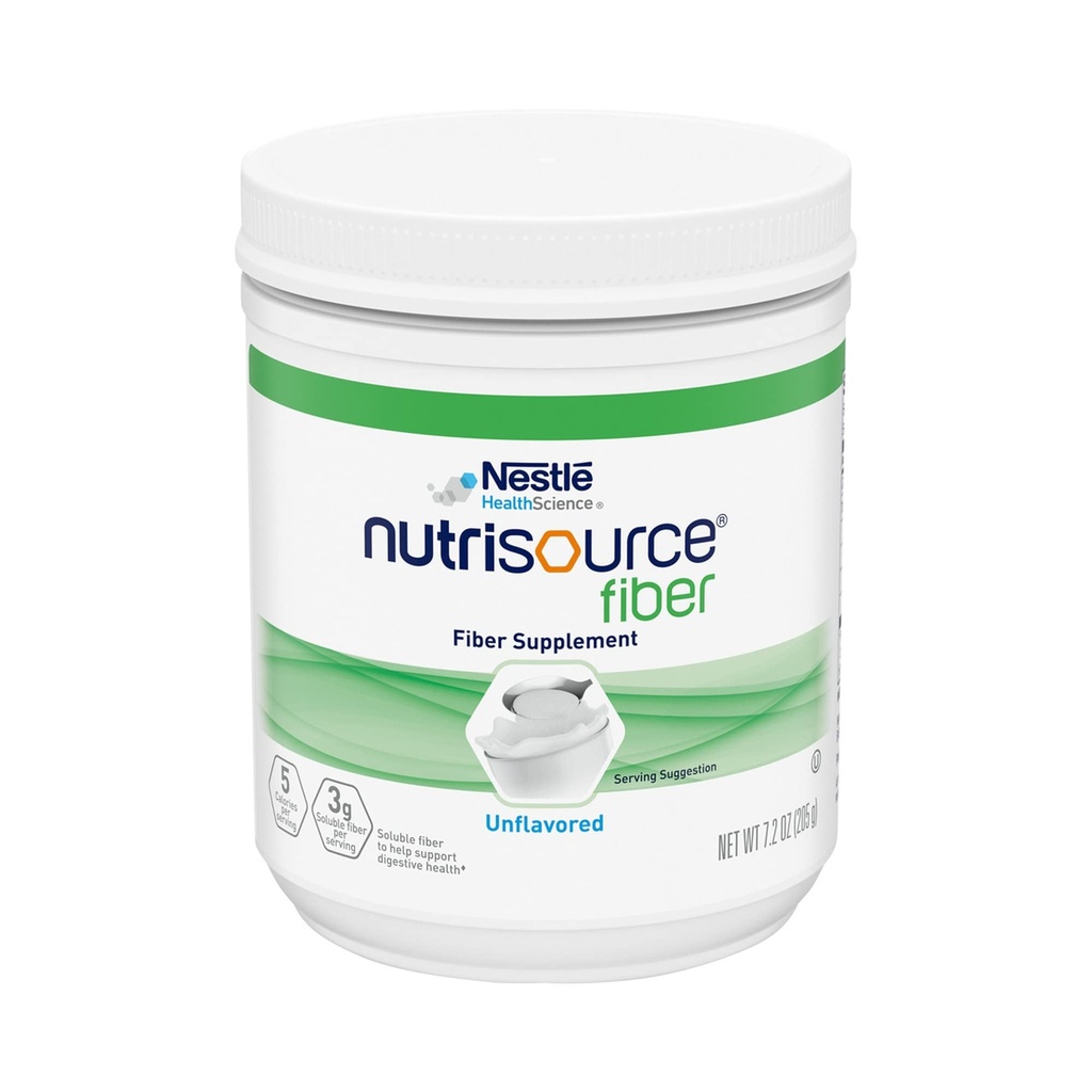 Nestle Nutrisource Fiber Fiber Supplement Maitsestamata 7, 2 oz. Canister 4 Ct