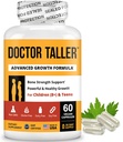 NuBest Doctor Taller - Luu tugevuse tugi, immuunsüsteemi tugevdamine - Keto kaltsiumiga, D3-vitamiin, K2-vitamiin, Aminohapped ja maitsetaimed lastele (8+) - 60 vegankapslit | 1 kuu pakkumine