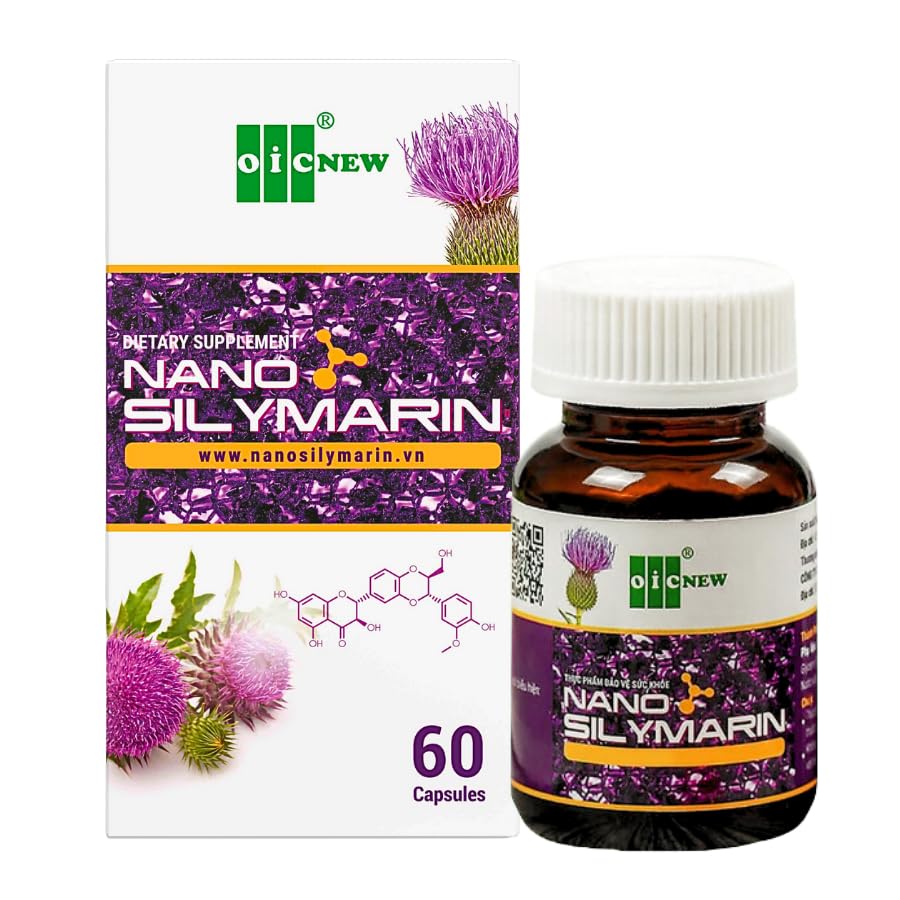 Nano Silymarin - 60 kapslit - Maksa tervise toetamine ja maksarakkude stabiliseerimine - Nanotehnoloogia suurendab imendumist kuni 99,9%