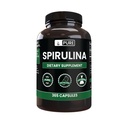 Puhas originaalkoostisosad Spirulina (365 kapslit) Ei magneesiumi ega riisi täiteaineid, Alati Puhas, Lab Kinnitatud