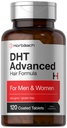 Horbäach DHT Advanced Hair Formula | 120 tabletti | Mitte-GMO ja gluteenivaba juuksevormel Segu Saw Palmetto, Kudzu ja Fo-Tiga