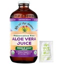 Lily Of The Desert Aloe Vera Mahl, säilitusainevaba - terve lehe Aloe Vera jook looduslike vitamiinidega, seedetrakti ensüümid soolestiku tervise jaoks, kõhu leevendamine, heaolu, hõõguv nahk, Gelly kotike