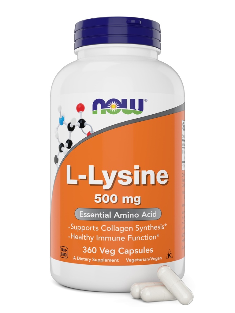 Nüüd L- lüsiin 500 mg, 360 taimekapslit
