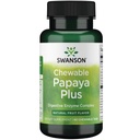 Swanson näritav Papaya Plus 90 Chwbl Enzyme