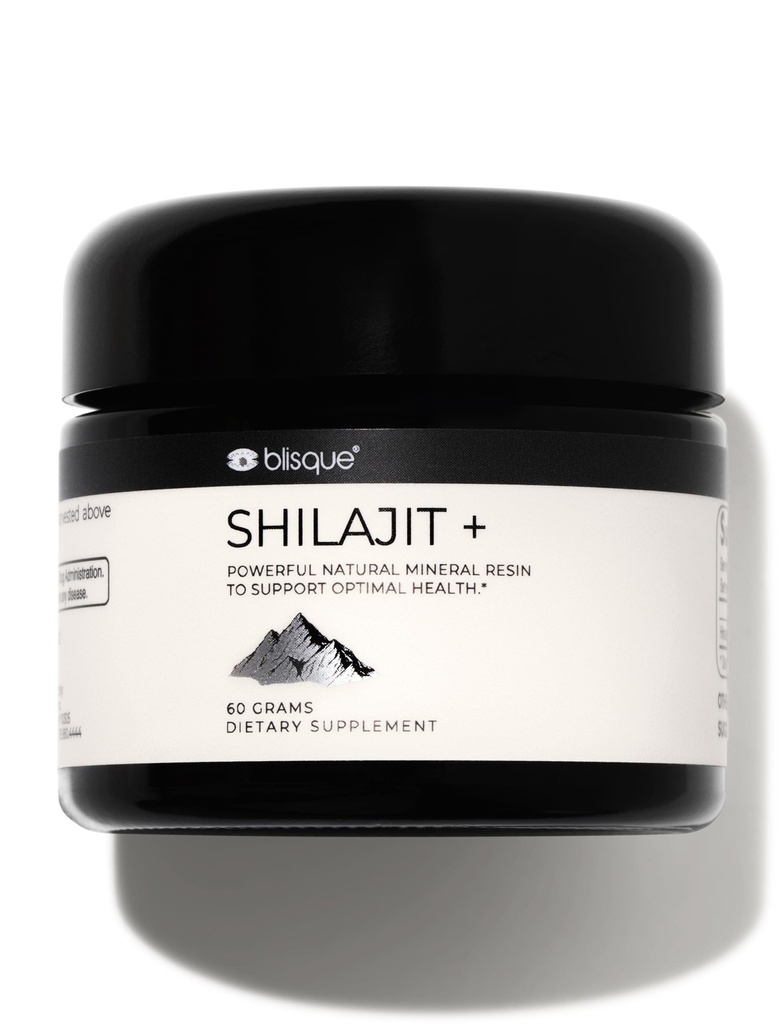 Blisque – Pure Himalayan Organic Shilajit Vasin Supplement | Authentic and Natural | Golden Grade A | Sisaldab Fulvic Acid and Trace Minerals | 60 Grams