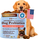 Natural Dog Company Soolestiku Tervis ja Koer Spetsiifilised Probiootikumid Närid, 1 igapäevane närimine kõigile koertele, prebiootikumid ja seedetrakti ensüümid seedimiseks, gaas, lahtine väljaheide, immuunsüsteem ja soole tugi