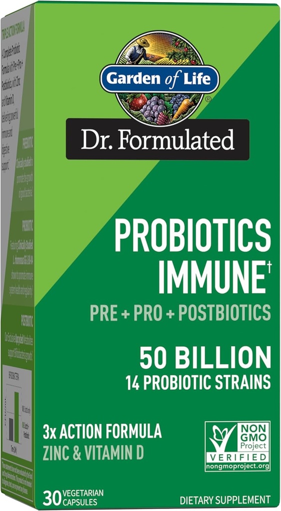 Elu aed Probiootikumid Immune, 30 Taimekapslit