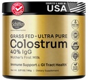 Premium ternespiimalisand Kõrgeim IgG soolestiku tervise jaoks, immuunsuse tugi ja taastumine Superfood, Anti-Age - puhas rohi-toidetud veiste ternespiimapulber - ema esimene piim, 60 serveerimist, maitsestamata