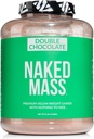 NAKED Vegan Mass - Topelt šokolaadi kaalu hankija - 1260 kalorit, 50G valku, midagi kunstlikku, kõik looduslik šokolaadivalgu pulber, mitte-GMO, soja ja gluteeni vaba - 8LB Bulk - 11 Servings