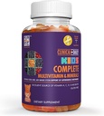 Kliiniline Daily Complete Kids Multivitamiin Daily Gummy Supplement aju, nägemise, luu ja immuunsüsteemi tervise jaoks. Vitamiinid A, C, E, D, B6, B12, folaat, biotiin, olulised mineraalid. 90 Gluteenivabad kummikummid
