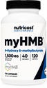 Nutrikost MyHMB kapslid 1500MG Kaltsium HMB Serving 120 kapslit, 40 Servings - Performance Line, Kaltsium B-Hydroxy B-Methylbutyrate Monohüdraat