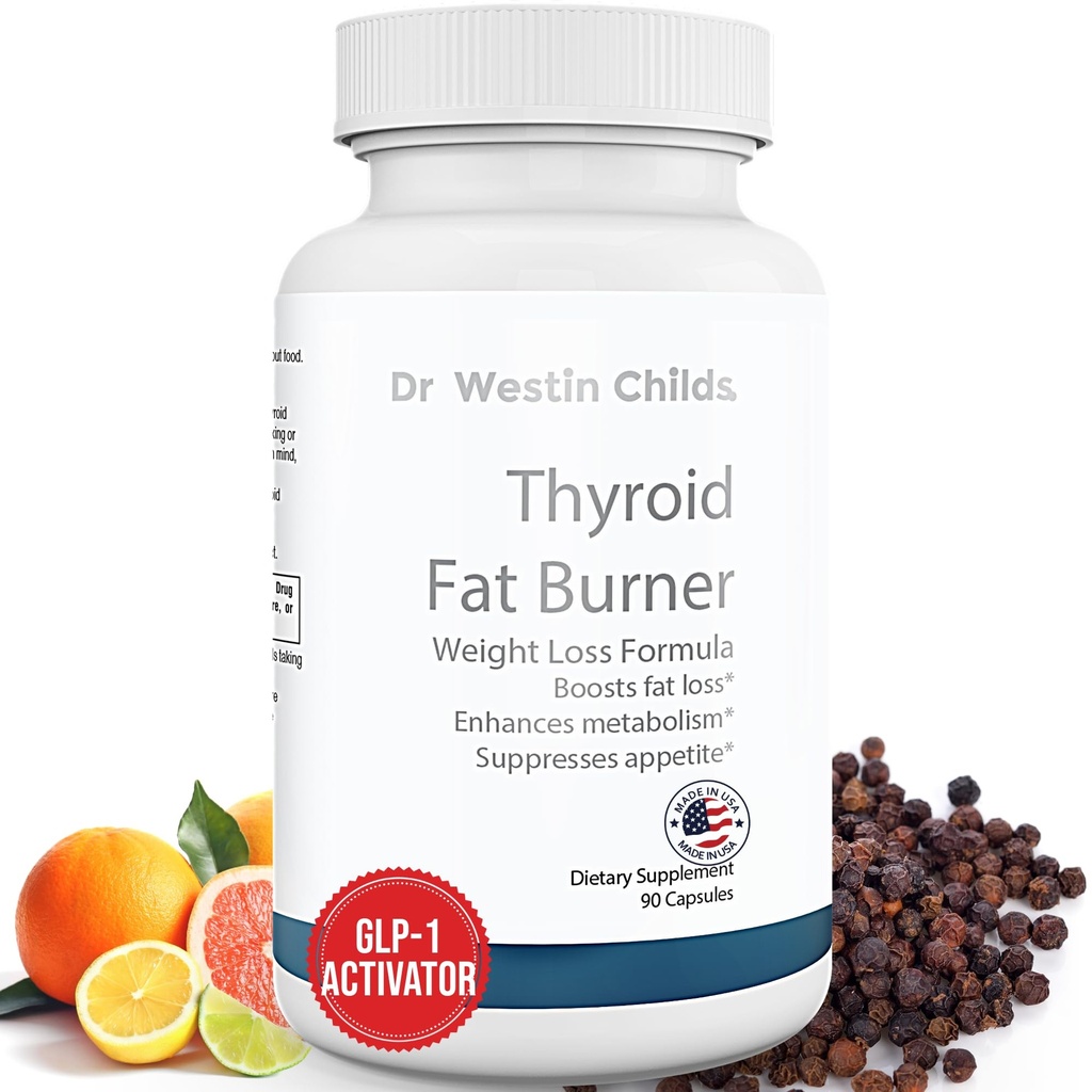Dr Westin Childs Kilpnäärme rasvapõletaja - Kiire tegutsemine termogeenne kaalulangus täiendada naiste hüpotüreoidism, Hashimoto ja hüpertüreoidism talje trimming, Bloating, 30 Servings