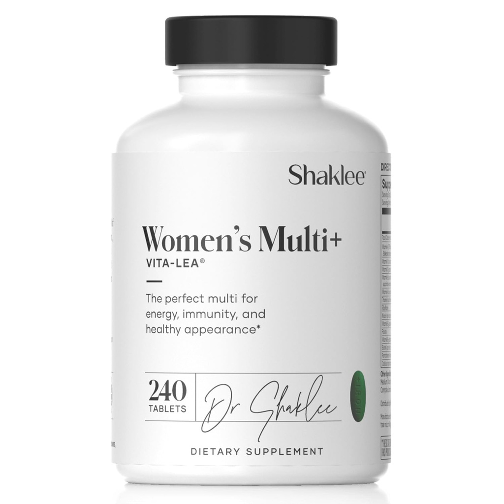 Shaklee - Vita-Lea® naised suure potentsiaaliga multivitamiinid ja multimineral naistele - sünnieelne / postnataalne tugi 800 mcg foolhappega, 200 mcg joodiga, 18 mg rauda - 240 tabletti
