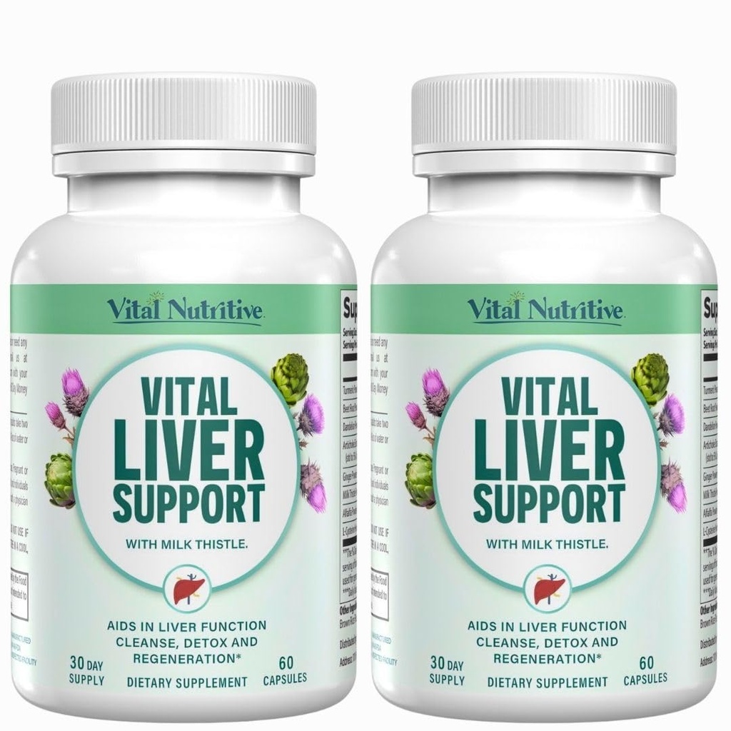 Vital Maver Support - Premium Maks Puhastab Detox & Remont Valem Piimaohakaga Toetab Maksa Tervist Ja Detox Puhastamist