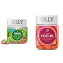 OLLY Fiber Gummy rõngad 50ct ja laser Focus Gummy 36 Count
