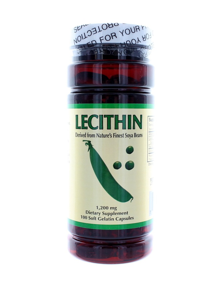 RKP letsitiin 1200 Mg - 100 pehmet želatiinkapslit