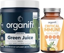 Organifi roheline mahl Superfood Powder (30 serveerimist) ja kriitiline immuunsus (30 kapslit) - C-vitamiin, kehakaalu kontroll, detox puhastamine, stressi leevendamine ja immuunsuse toetamine - Gluteenivaba, vegan, kogu toit