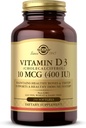 Solgar Vitamiin D3 (kolekaltsiferool) 10 MCG (400 RÜ), 250 Softgels - aitab säilitada tervislikke luid ja hambaid - Immuunsüsteemi tugi - Mitte-GMO, Gluteenivaba, piimavaba - 250 Servings