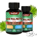 Saw Palmetto Supplement, Saw Palmetto Extract 750mg, koos lükopeeni, Kõrvitsaseemne pulber, meestele ja naistele, Mitte-GMOs & Gluten, Vegan, 90 Count Capsules(Pakk 2)