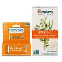 Himalaya PartySmart 12 kapslit, üks kapsel parema hommiku jaoks pärast joomist Plus MaverCare, 90 kapslit igapäevaseks maksa puhastamiseks, maksa toetamiseks ja jäätmete kõrvaldamiseks - 2 tootekomplekt