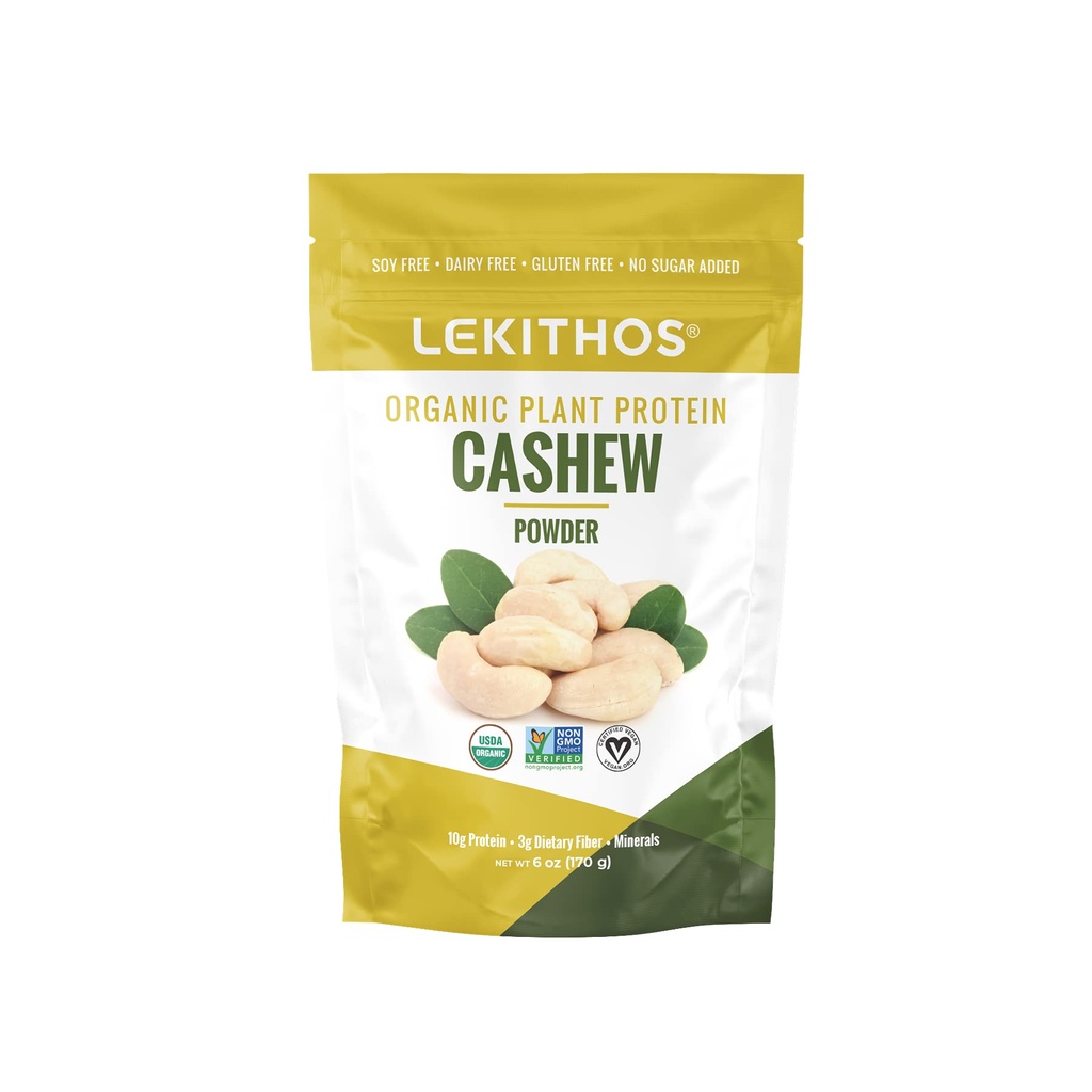 Orgaaniline Cashew Protein Cashew pulber - 6 oz - 10 g valku - sertifitseeritud USDA orgaaniline, mitte-GMO projekt kontrollitud, lisatud suhkruid pole - sertifitseeritud vegan, gluteenivaba