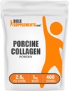 BulkSupplements.com Sigade kollageeni pulber - hüdrolüüsitud kollageen, peptiidid - gluteenivaba, 2500 mg ühe serveerimise kohta, 5 kg (11 naela) (pakk 5)