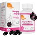 Zahler Mighty Mini Prenataalne Vitamiin DHA & Folaadiga - Sertifitseeritud Kosher - Kõik looduslikud sünnieelsed vitamiinid - Multivitamiin rasedatele - 19 sünnieelset vitamiini, sealhulgas foolhapet (90 Softgels)