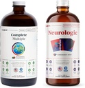 LIKVIIDHEALTH Täielik mitu korda päevas multivitamiini ja neuroloogiline Nootroopne Vitamiin Bundle täiskasvanutele - Suurenda immuunsüsteemi toetust, parandada mälu, fookus ja kontsentratsioon - Vegan, mitte-GMO, valmistatud USA-s