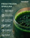 Spirulina kuubikud - kõrge valgusisaldusega, vitamiinirikas supertoit loodusliku maitsega - Vegan, gluteenivaba toitainete jõuallikas Spirulina Pods smuutidele (1,680, kilogramm)