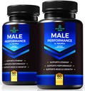 (2 Pack) Sinine Vigor Max pillid meestele, loomulik valem meeste sobivuse ja vastupidavuse jaoks, Premium kapslid igapäevaseks toitumiseks, jõudluseks ja energiaks, ametlik täiendus meeste ülevaadetele (120 kapslit)
