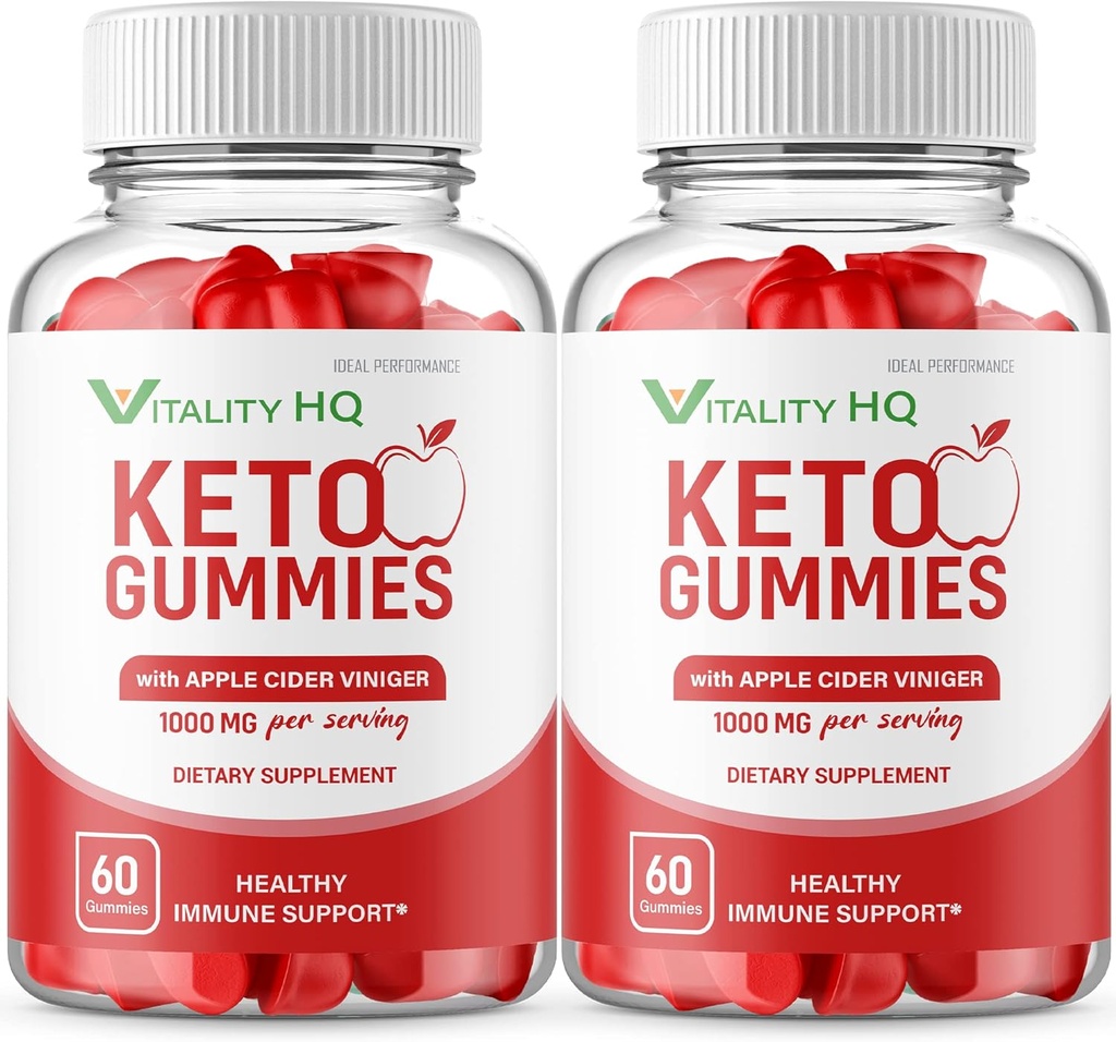 IDEALNE TULEMUSLIKKUS (2 Pack) Vitality HQ Ketos Gummies Vitality Ketos ACV Gummies Vitality ACV Gummie Vitality Ketos Gummies (120 Gummies)
