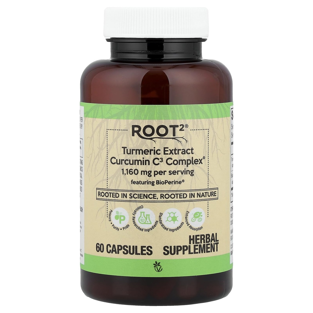 Vitacost Turmeric Extract Curcumin C3 Complex bioperine - 1160 mg per Serving - 60 kapslit