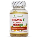 Vitamiin E Gummies 268mg, maitsev, Vegan, Non-GMO, Täiskasvanute Gummy Supplements, Immune, Skin & Eye Support, 60 Count