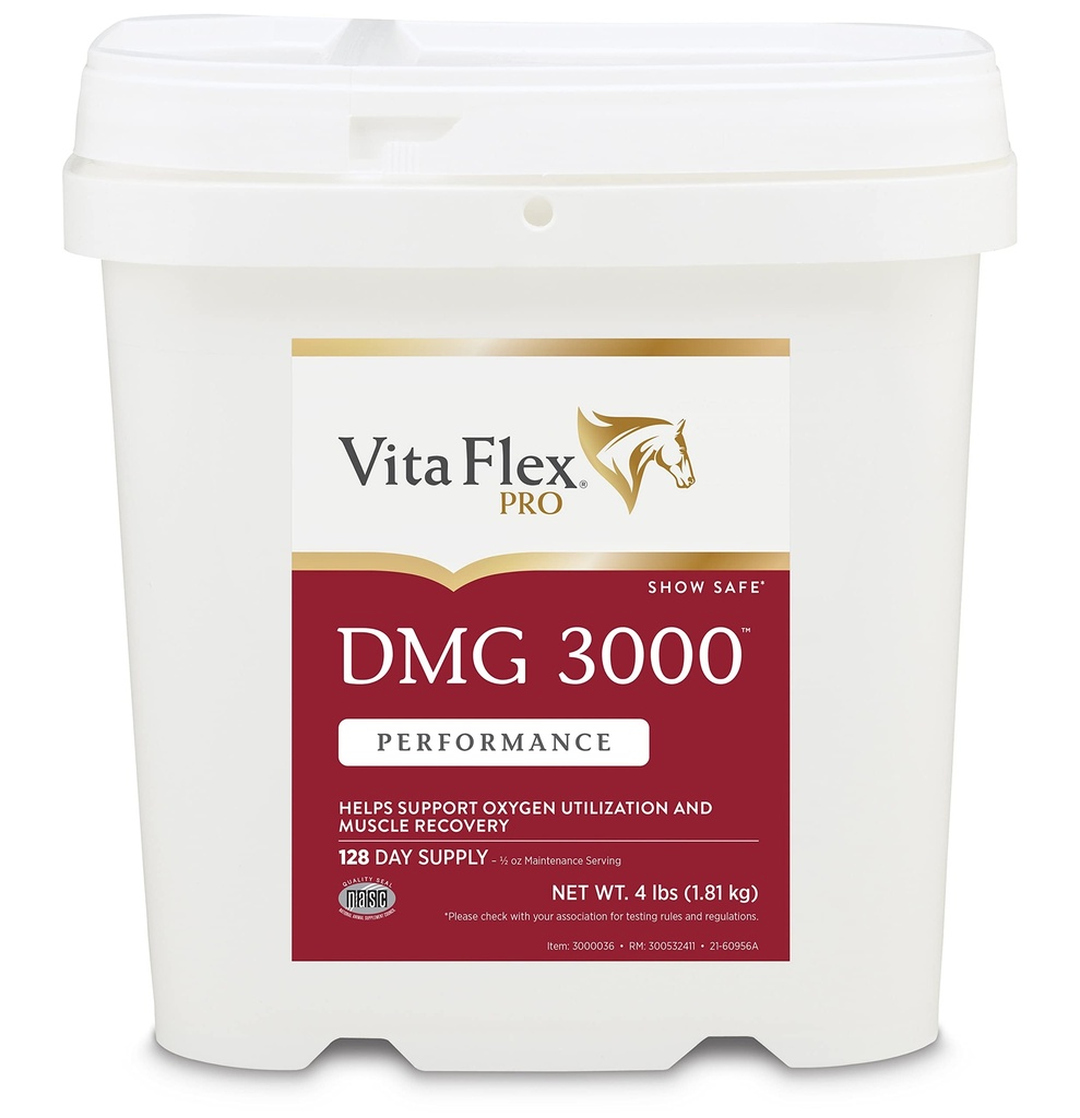 Vita Flex Pro DMG 3000 hobuse DMG kontsentraat, 4 naela, 128-päevane pakkumine