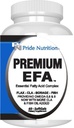 Pride Nutrition Premium EFA Omega 3-6-9 täiendus meestele ja naistele 5 in 1 - EPA, DHA, GLA, ALA ja CLA olulised rasvhapped kalaõliga - Softgel pillid