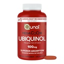 Qunol Mega Ubikinol CoQ10 100mg, Superior Absorption, Patenteeritud Vesi Ja Rasv Lahustuv Looduslik Täiendus Koensüümi Q10, Südame Tervise Antioksüdant, 120 Loe (Pack of 1) Softgels