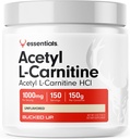 Lisatud atsetüül-L-karnitiin 1000mg pulber, olulised (150 serveerimist, 150 g konteineri kohta)