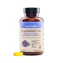NatureWise linaseemneõli 1200 mg, kala vaba Omega 3 6 9 720mg ALA, toidulisand südame tervise toetamiseks - orgaaniline, külmpressitud, mitte-GMO - 60 softgels[2-kuu pakkumine]