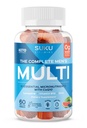 SUKU meeste igapäevane multivitamiini kummid – vitamiinid A, B12, C, D3, E, tsink, CoQ10 ja lükopeen – eesnäärme-, südame- ja immuuntoetus – suhkruvaba, vegan, puuviljasegu – 60 krahv