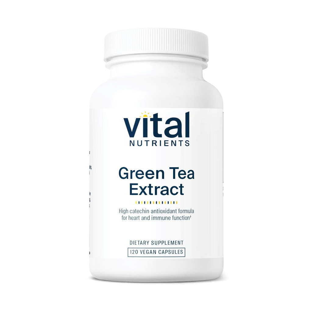 Vitaalsed toitained Roheline tee ekstrakt 550mg | võimas antioksüdant südame ja immuunsüsteemi tervisele * | Polüfenoolide täiendus EGCG | Gluteen, piima, soja vaba | Non-GMO | 120 kapslit