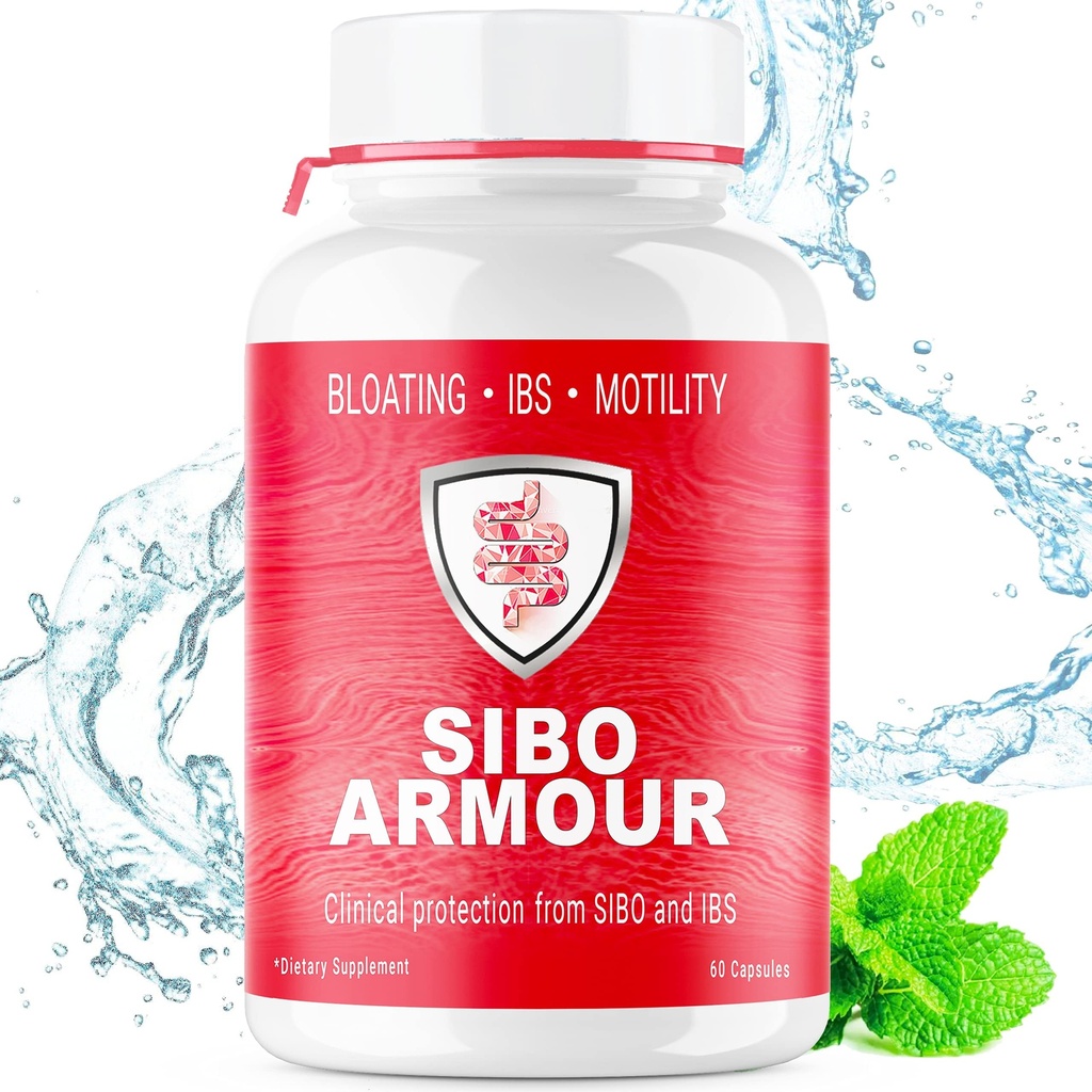 SIBO | IBS Relief (kliiniline ravi) Bloating, kõhulahtisus, lekkiv soolestik, gaas | hilinenud vabanemine piparmünt | Täiendus efektiivne ärritatud soole sündroom ja peensoole bakterite ülekasv