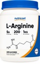Nutrikost L-arginiin Pulber 1KG - puhas L-arginiin, 5 g serveerimiseks