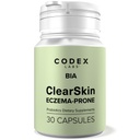 Codex Labs BIA Ekseem Probiootikum – 30 kapslit | Ekseemiohtliku naha sünbiootikum kliiniliselt tõestatud probiootikumide ja prebiootilise mustikaga | Gut-Skin Barrier & Immune Support | 30-päevane pakkumine