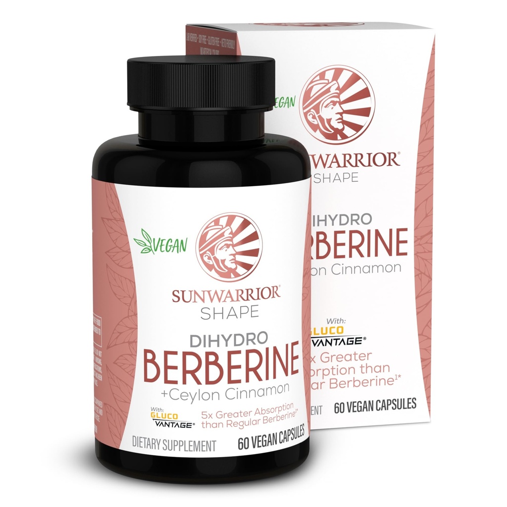 Sunwarrior Berberine Supplement Ceylon Cinnamon Dihüdroberine kapslid 60 Count pudel 30 Servings