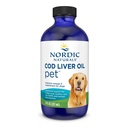 Põhjamaade Looduslikud Lemmikloomade tursamaksaõli, maitsestamata - 8 oz - 1048 mg oomega-3 teepluusi kohta - kalaõli EPA & DHA-ga koertele - edendab nahka, katet ja immuunsust