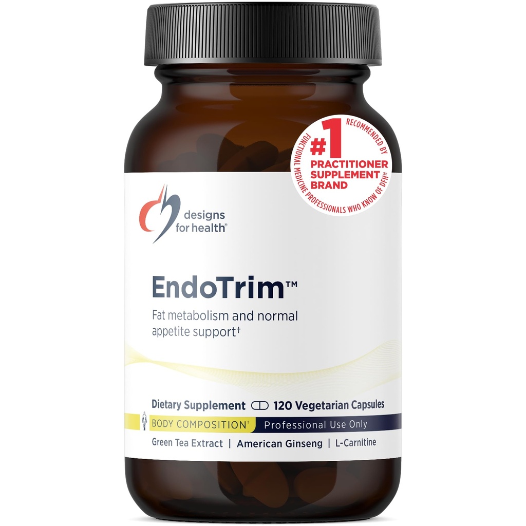 Disainid Health EndoTrim - roheline tee ekstrakt, gartsiinia cambogia, Coleus Forskohlii + L-karnitiini täiendus meestele + naistele - Vegan (120 kapslit)