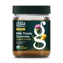 Gaia maitsetaimed Piimaohakakummid - Maksa tervise ja maksa detoksi antioksüdandi omadustega taimsed toidulisandid - Sidrunimaitselised - 60 vegankummi