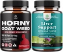Bundy Goat Weed for Men - Extra Tugevus Mees Täiendus Vastupidavus & Energia ja Maks Puhastada Detox & Remont - Silymarin Piimaohakas koos Dandelion Root Koliinipeet Artichoke ekstrakt