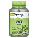 Solaray Kelp 550 mg koos foolhappega tervisliku kilpnäärme funktsiooni, energia ja ainevahetuse toetamiseks | Mitte-GMO | 180 VegCaps